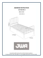 JWA EDINBURGH 69110 Assembly Instruction Manual предпросмотр