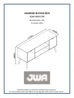 JWA EDMUNDSTON 69390 Assembly Instruction Manual предпросмотр