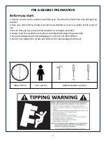 Предварительный просмотр 2 страницы JWA EDMUNDSTON 69390 Assembly Instruction Manual