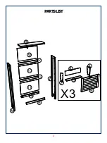 Preview for 3 page of JWA ERICA 69387 Assembly Instruction Manual