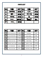 Preview for 4 page of JWA ERICA 69387 Assembly Instruction Manual