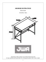 Предварительный просмотр 1 страницы JWA FLINT 70456 Assembly Instruction Manual