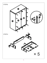 Preview for 8 page of JWA FORFAR 5 DRW TALLBOY 70460 Assembly Instruction Manual