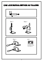 Предварительный просмотр 3 страницы JWA FOWLER 74686 Assembly Instruction Manual