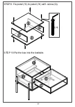 Предварительный просмотр 13 страницы JWA FOWLER 74686 Assembly Instruction Manual