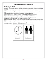 Preview for 2 page of JWA FRAZIER 74479 Assembly Instruction Manual