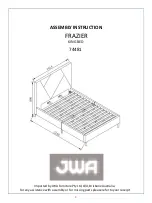 JWA FRAZIER 74481 Assembly Instruction Manual предпросмотр