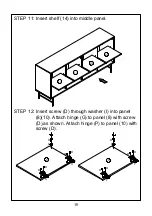 Preview for 10 page of JWA Frederick 73663 Assembly Instruction Manual