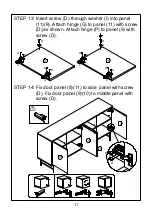 Предварительный просмотр 11 страницы JWA Frederick 73663 Assembly Instruction Manual