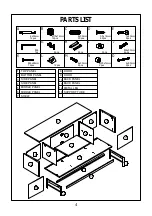 Preview for 4 page of JWA Frederick Entertainment 73666 Assembly Instruction Manual