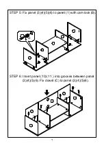 Preview for 7 page of JWA Frederick Entertainment 73666 Assembly Instruction Manual