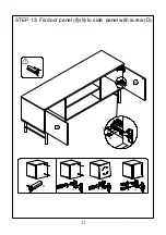 Preview for 11 page of JWA Frederick Entertainment 73666 Assembly Instruction Manual