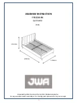 Предварительный просмотр 1 страницы JWA FRIEDMAN 74336 Assembly Instruction Manual