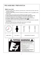 Предварительный просмотр 2 страницы JWA FROST 73667 Assembly Instruction Manual