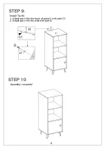 Предварительный просмотр 8 страницы JWA FRY 75225 Assembly Instruction Manual