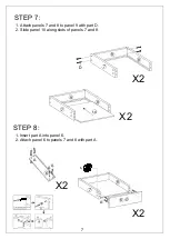 Предварительный просмотр 7 страницы JWA Fry 75228 Assembly Instruction Manual