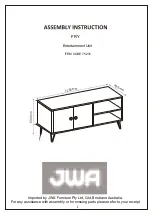 Предварительный просмотр 1 страницы JWA FRY 75231 Assembly Instruction Manual