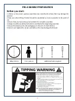 Предварительный просмотр 2 страницы JWA FULLER 74630 Assembly Instruction Manual