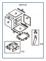 Предварительный просмотр 3 страницы JWA FULLER 74630 Assembly Instruction Manual