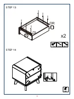 Предварительный просмотр 11 страницы JWA FULLER 74630 Assembly Instruction Manual