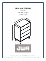 Предварительный просмотр 1 страницы JWA FULLER 74631 Assembly Instruction Manual