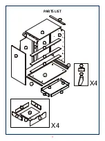 Предварительный просмотр 3 страницы JWA FULLER 74631 Assembly Instruction Manual