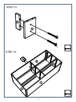 Предварительный просмотр 12 страницы JWA FULLER 74632 Assembly Instruction Manual