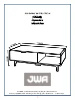 Предварительный просмотр 1 страницы JWA FULLER 74633 Assembly Instruction Manual