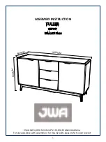 JWA FULLER 74636 Assembly Instruction Manual предпросмотр