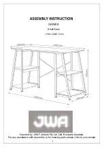 JWA GAINES 75133 Assembly Instruction Manual предпросмотр