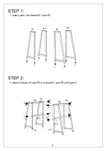 Предварительный просмотр 4 страницы JWA GAINES 75133 Assembly Instruction Manual