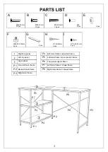 Предварительный просмотр 3 страницы JWA GARRISON 75134 Assembly Instruction Manual