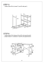 Предварительный просмотр 6 страницы JWA GARRISON 75134 Assembly Instruction Manual