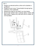 Предварительный просмотр 4 страницы JWA GRATIA 69240 Assembly Instruction Manual