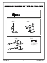 Предварительный просмотр 3 страницы JWA GRAVES 73673 Assembly Instruction Manual