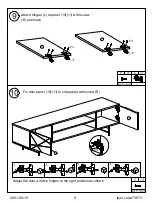 Предварительный просмотр 9 страницы JWA GRAVES 73673 Assembly Instruction Manual