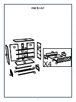 Preview for 3 page of JWA HARDING 74705 Assembly Instruction Manual