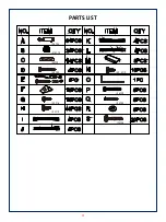 Preview for 4 page of JWA HARDING 74705 Assembly Instruction Manual