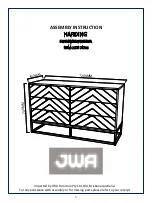 Предварительный просмотр 1 страницы JWA HARDING 74706 Assembly Instruction Manual