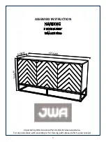 Предварительный просмотр 1 страницы JWA HARDING 74709 Assembly Instruction Manual