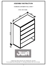 JWA HARMON 74688 Assembly Instruction Manual предпросмотр