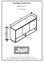 Предварительный просмотр 1 страницы JWA HARMON 74690 Assembly Instruction Manual