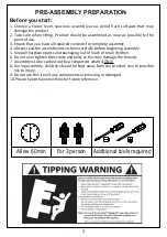 Предварительный просмотр 2 страницы JWA HARMON 74690 Assembly Instruction Manual