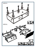 Предварительный просмотр 7 страницы JWA HENSLEY 74714 Assembly Instruction Manual