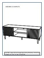 Preview for 11 page of JWA HENSLEY 74716 Assembly Instruction Manual