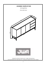 JWA Herring Buffect 73676 Assembly Instruction Manual preview