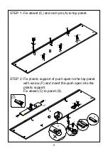 Preview for 6 page of JWA Herring Buffect 73676 Assembly Instruction Manual