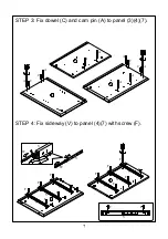 Preview for 7 page of JWA Herring Buffect 73676 Assembly Instruction Manual