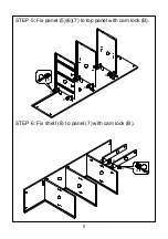 Preview for 8 page of JWA Herring Buffect 73676 Assembly Instruction Manual