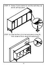 Preview for 14 page of JWA Herring Buffect 73676 Assembly Instruction Manual